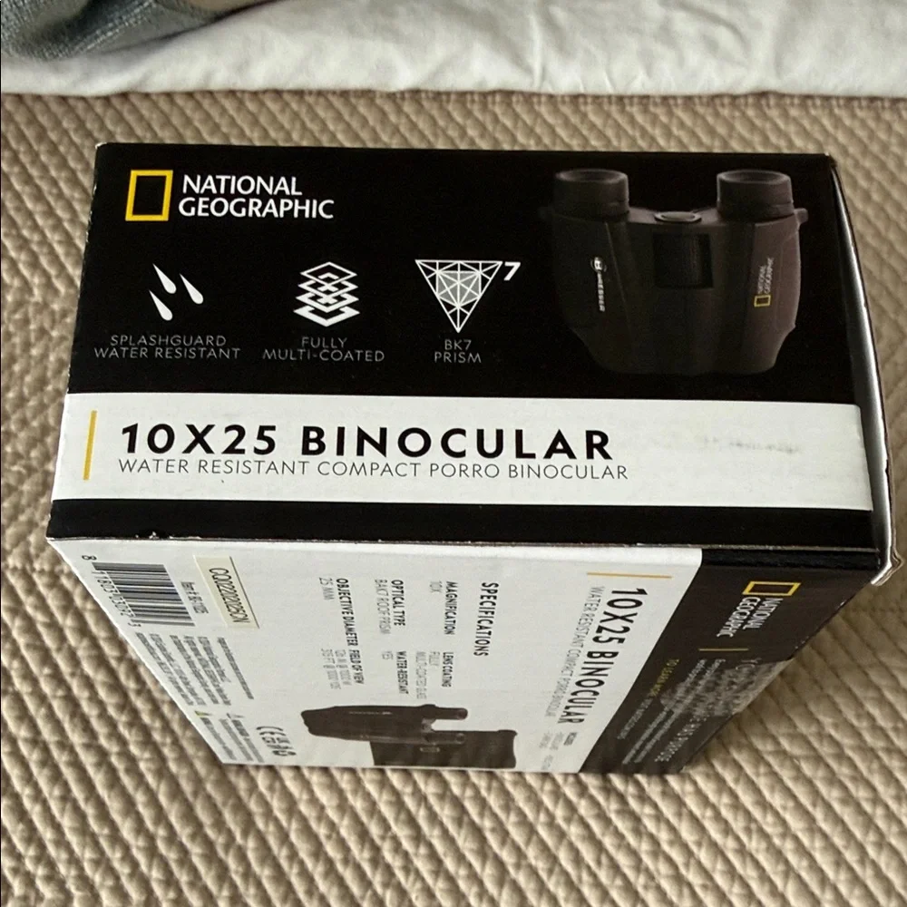 National Geographic Black Compact Binoculars - 10x25